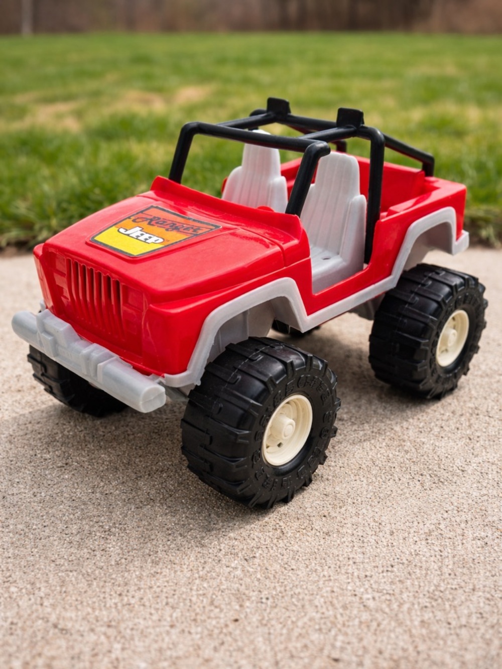 Vintage Jeep Ranger Toy Truck 80s | Tonka Style Off Road Jeep Retro 11x8 Plastic